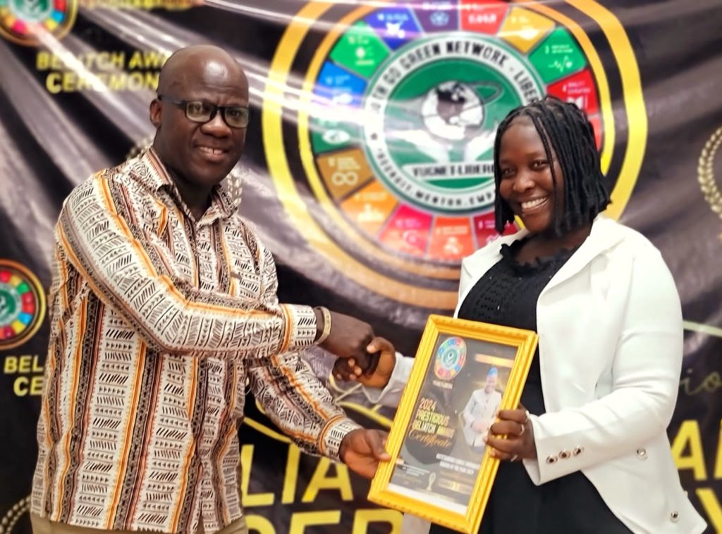 Women’s TV-Liberia  Reporter  Wins Outstanding Female “Journalist of the Year” BELIATCH AWARD