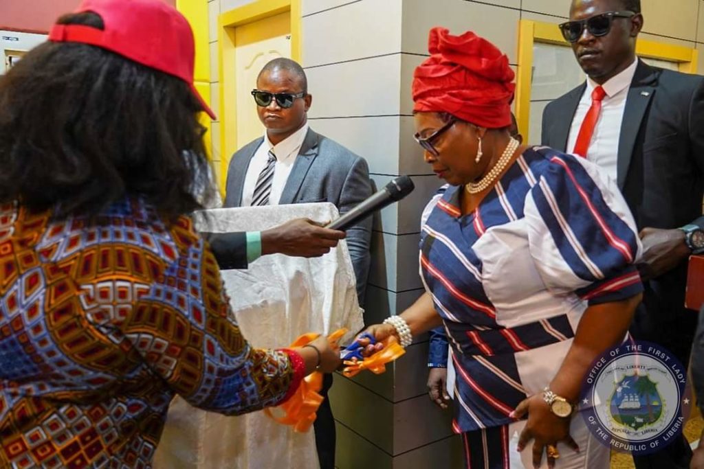 First Lady Boakai Dedicates AI X-ray Machines