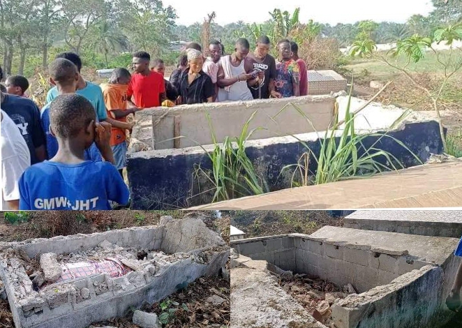 Relatives Decry Grave burglary at Gompa City Cemetery