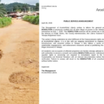 AML Announces Demolition of “Illegal Structures” In Yekepa