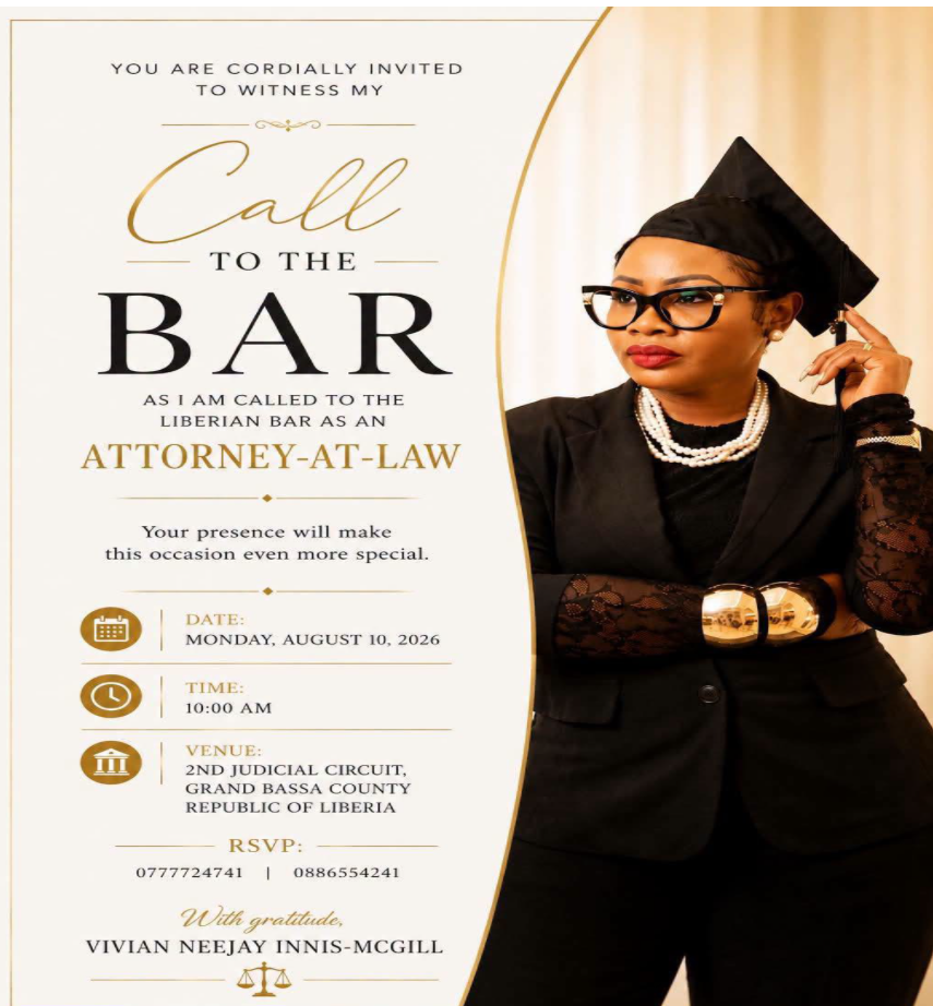 Vivian Neejay Innis-McGill Set to Begin Legal Career