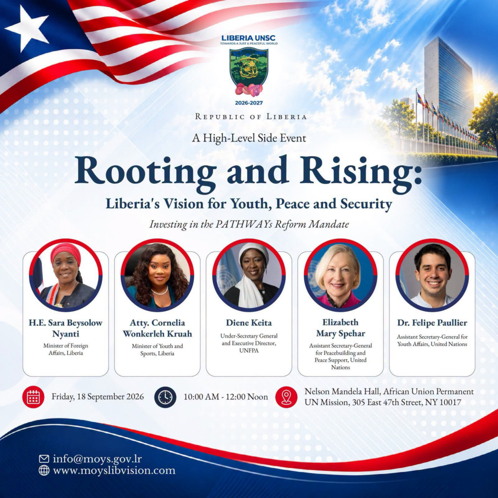 MOYS Unveils High-Level Speaker Lineup for UNSC/UNGA Side Event