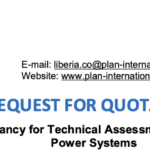 Request for Quotation (RFQ): Consultancy for Technical Assessment and Design of Solar Hybrid Power Systems